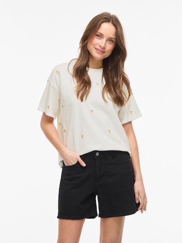 T-shirt VILA en blanc : devant