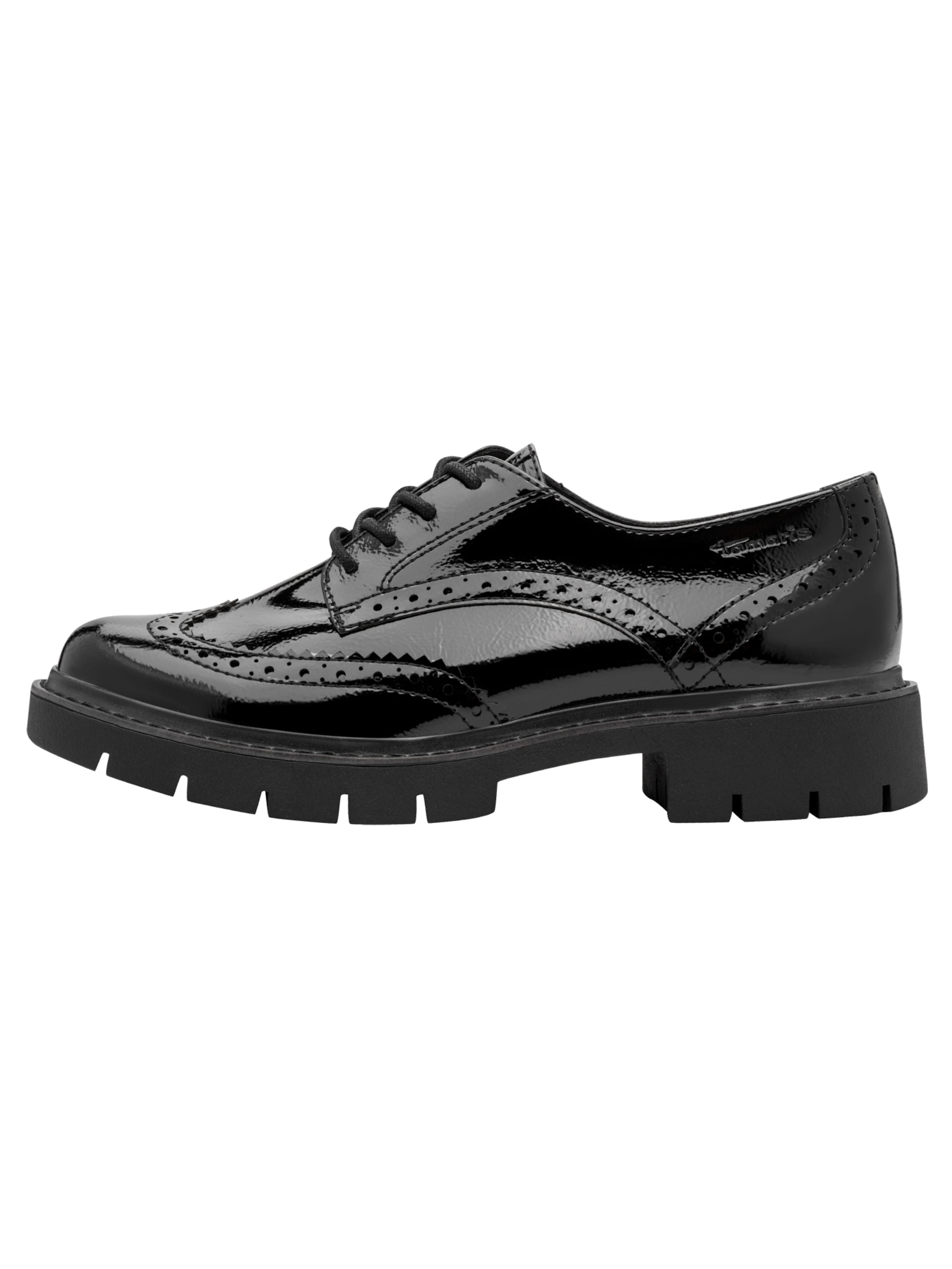 Tamaris Schnürschuh in Schwarz