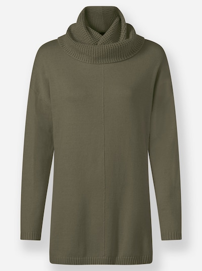 heine Pull-over en XS en kaki, Vue avec produit