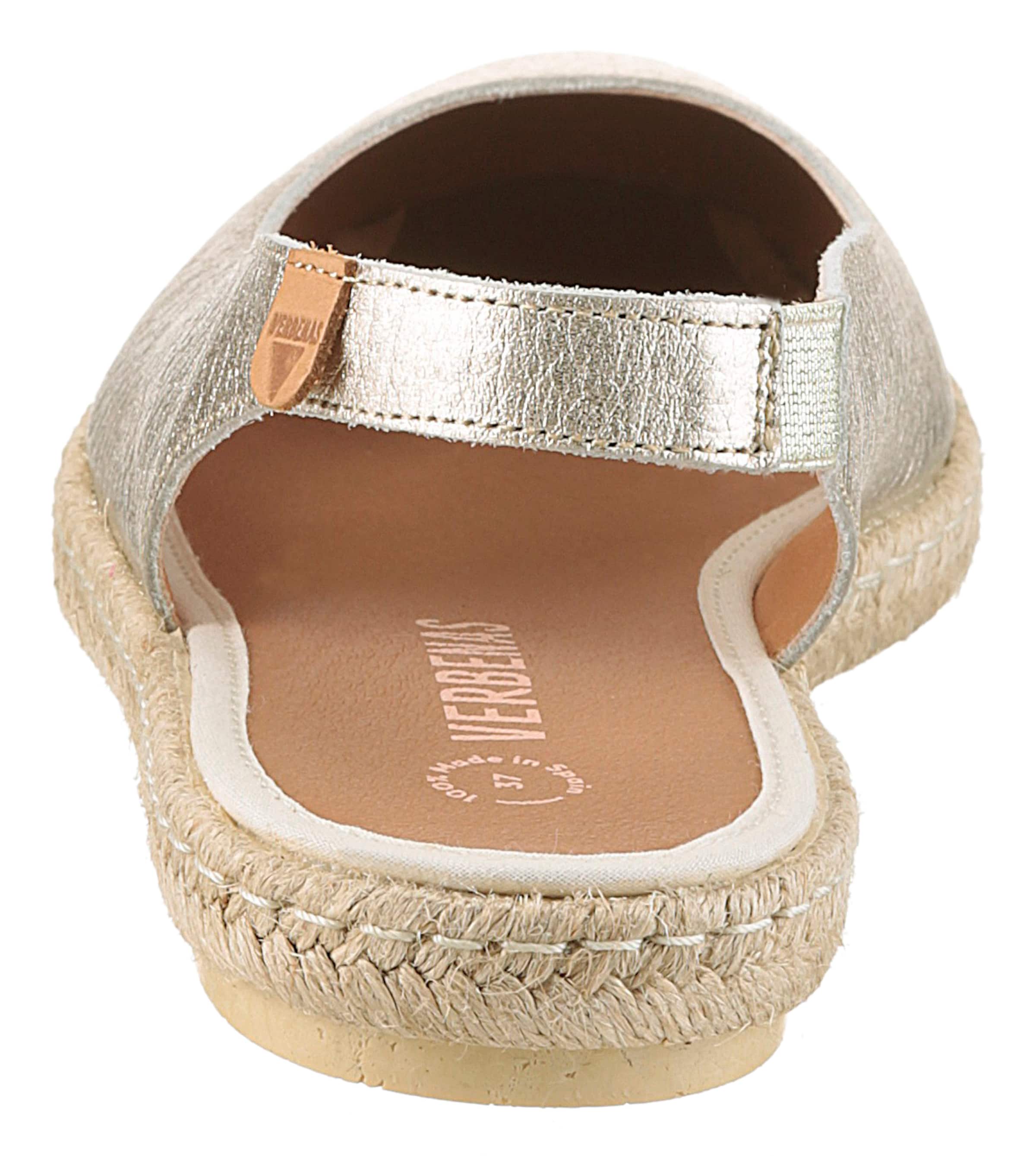 VERBENAS Espadrilles in Gold
