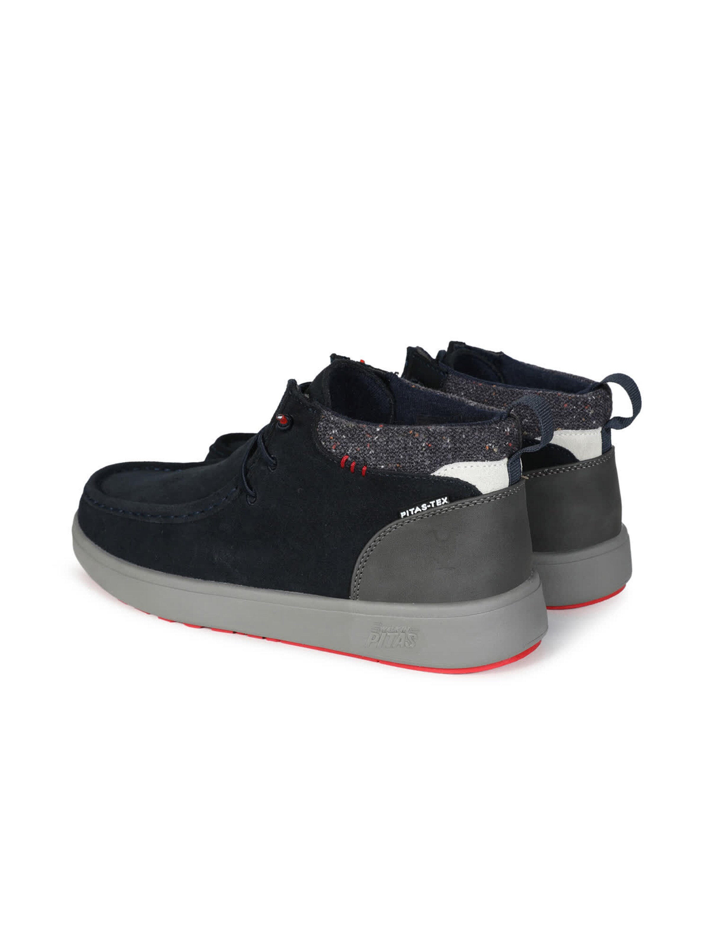 Walk In Pitas - Botas chukka 'Baikal' em azul: atrás