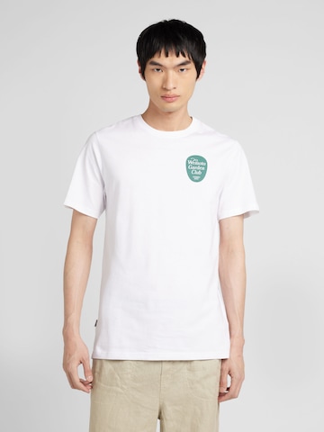 Wemoto T-Shirt 'Garden Club' in Weiß