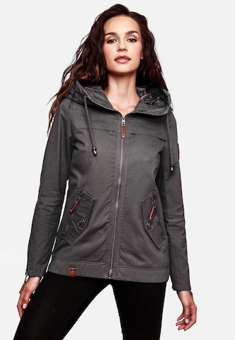 NAVAHOO Between-season jacket 'Wekoo' in Grey: front