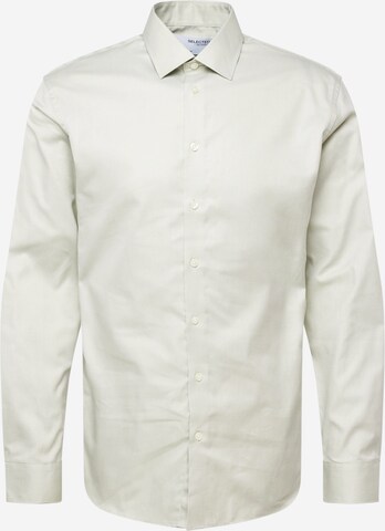 Camicia 'Ethan' di SELECTED HOMME in verde: frontale