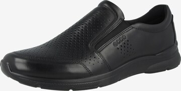 ECCO Moccasins 'Irving' in Black: front