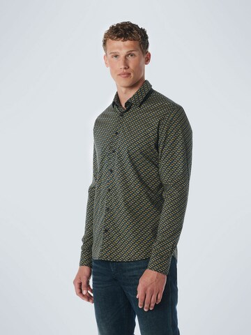No Excess Regular fit Overhemd in Groen