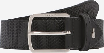 LACOSTE Riem in Zwart: voorkant