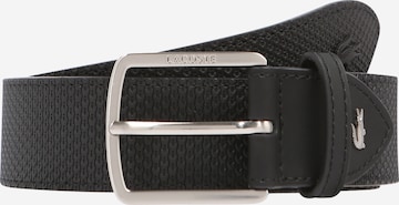 Ceinture LACOSTE en noir : devant