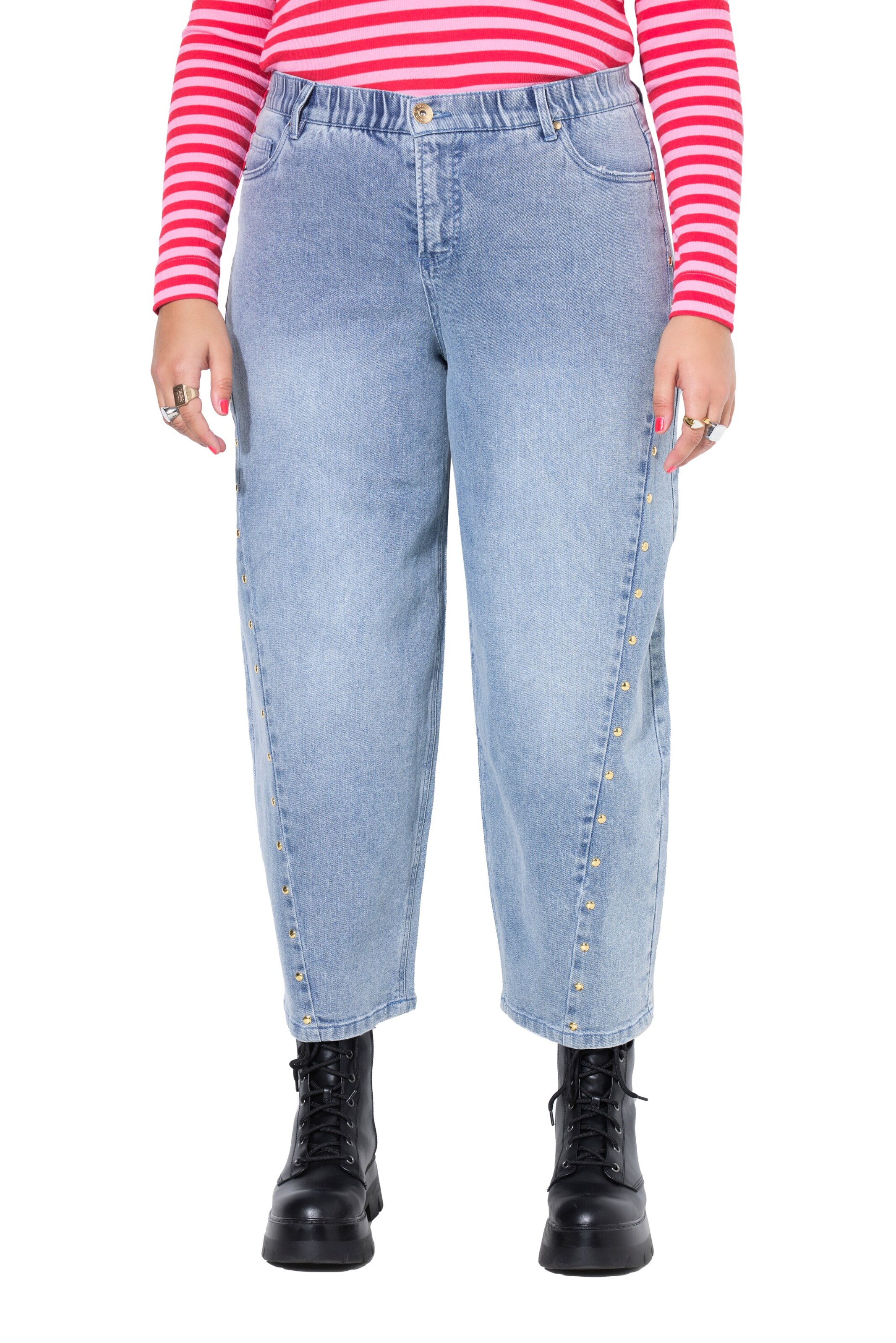 Studio Untold Bootcut Jeans in Blau: Vorderseite