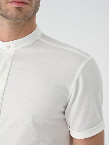 Antioch Slim fit Button Up Shirt in White