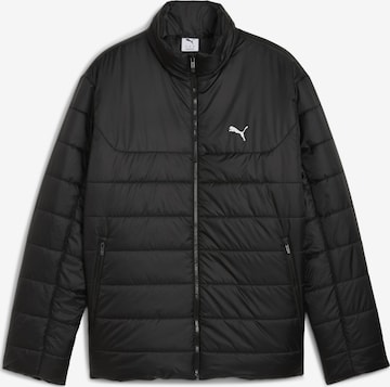 PUMA Sportjas 'Essentials' in Zwart: voorkant