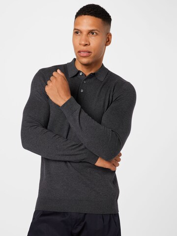 SELECTED HOMME Pullover 'Berg' in Grau: predná strana