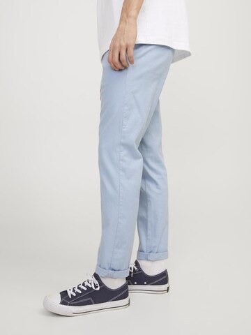Coupe slim Pantalon chino JACK & JONES en bleu
