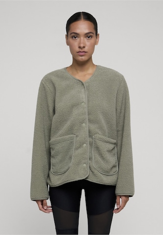 Urban Classics Přechodná bunda – zelená: přední strana