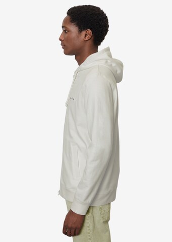 Marc O'Polo Zip-Up Hoodie in White