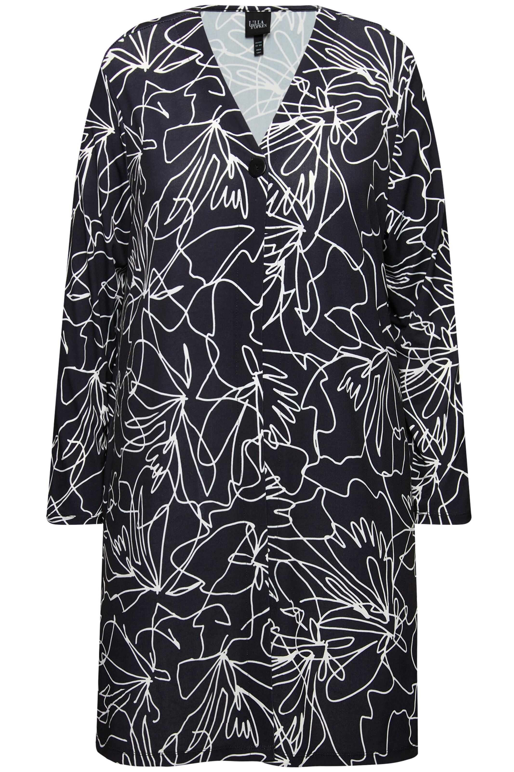 Ulla Popken Shirt in Schwarz: Vorderseite