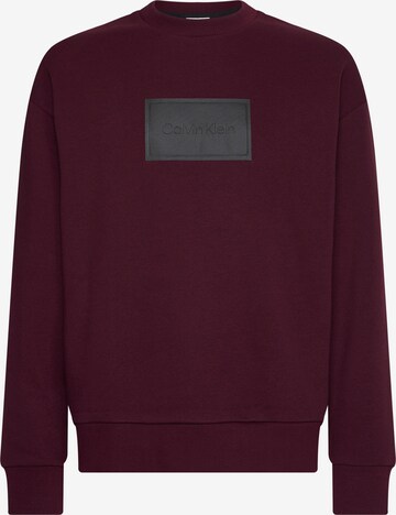 Calvin Klein Sweatshirt in Red: front