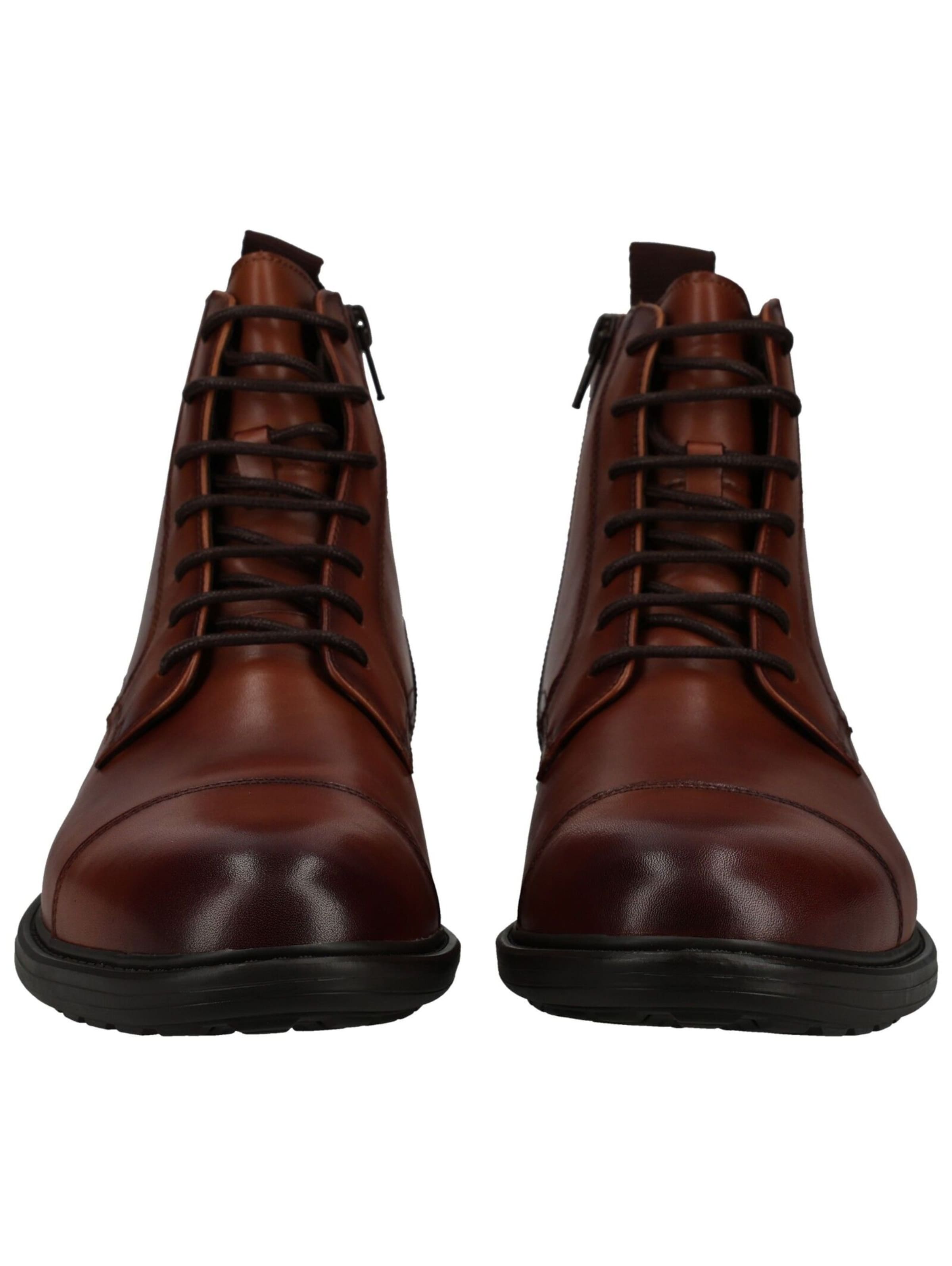 Bottines à lacets GEOX en marron : devant