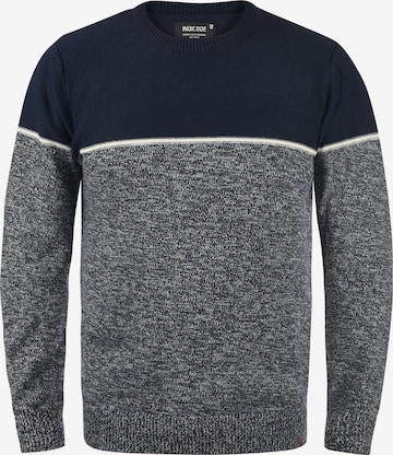 INDICODE JEANS Sweater 'Lynn' in Blue: front