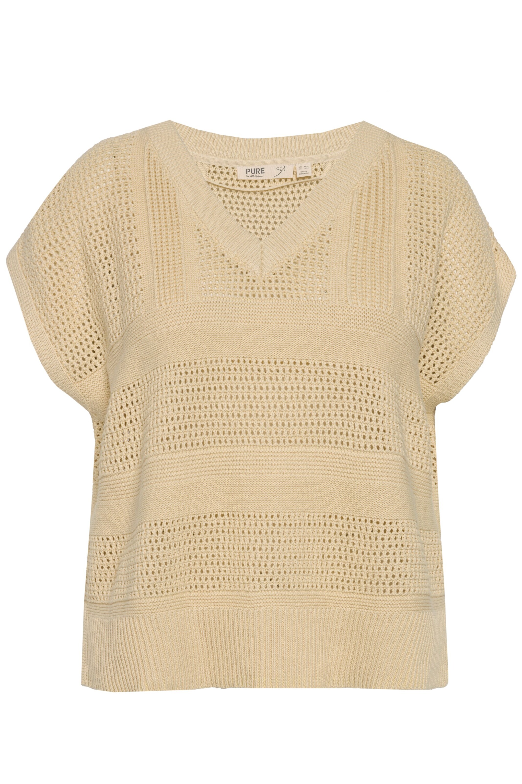 Ulla Popken Sweater in Beige: front