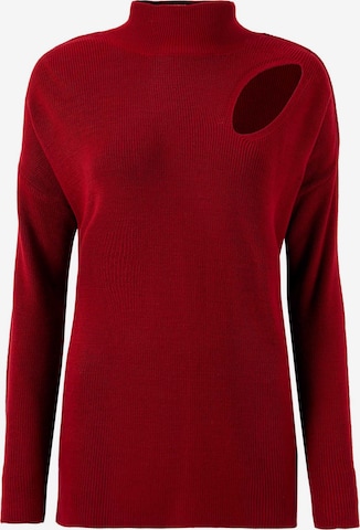 Pullover di LELA in rosso: frontale