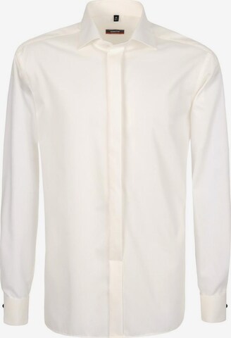 ETERNA Regular fit Button Up Shirt in Beige: front
