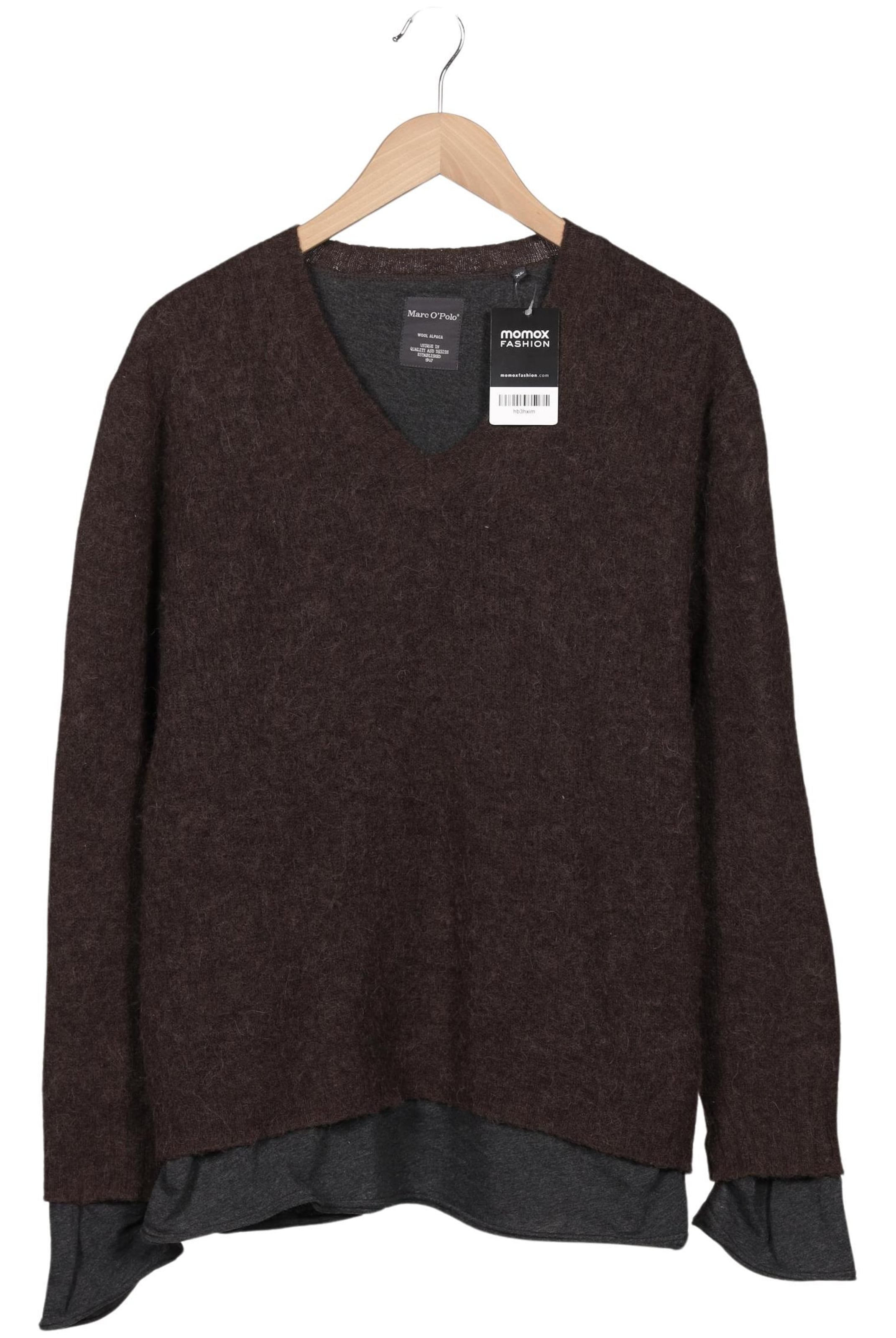 Marc O'Polo Sweater & Cardigan in XL in Brown: front