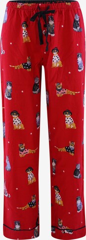 PJ Salvage Pajama Pants in Red: front