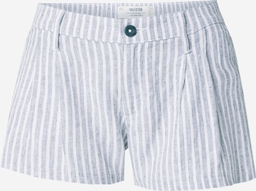 HOLLISTER Pleat-front trousers 'LIVVY' in Blue: front