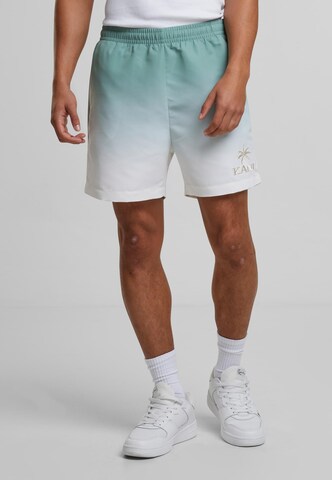 Karl Kani Badeshorts in Grün: Vorderseite