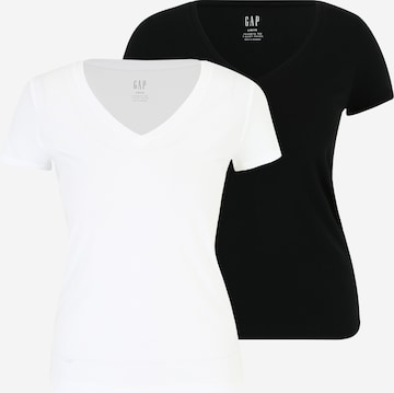 Gap Petite Shirt in Black: front