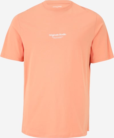 Jack & Jones Plus Camiseta 'VESTERBRO' en albaricique / blanco, Vista del producto