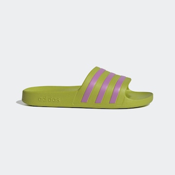 ADIDAS PERFORMANCE Plážové / kúpacie topánky 'Adilette' - Zelená