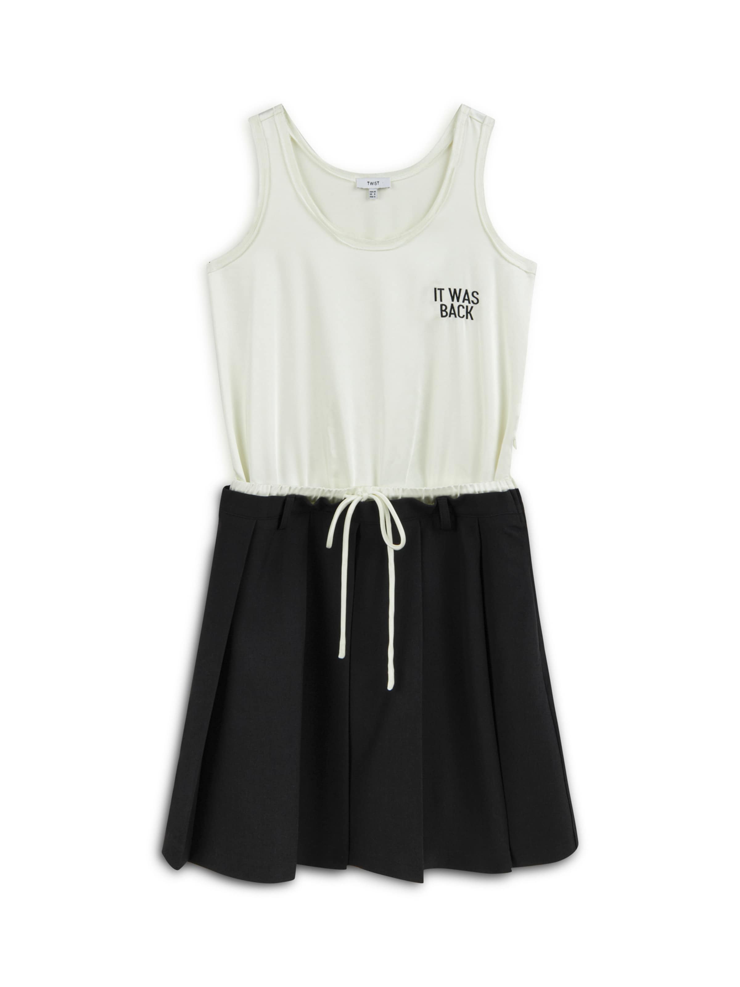 Twist Jurk in Zwart: voorkant