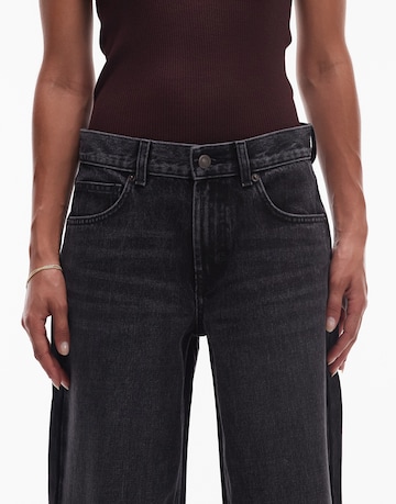 Wide leg Jeans 'Cinch' di TOPSHOP in nero