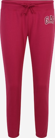 Tapered Pantaloni di Gap Petite in rosa: frontale