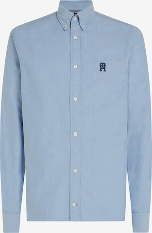 mėlyna TOMMY HILFIGER Standartinis modelis Marškiniai 'HERITAGE': priekis