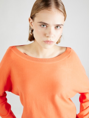 COMMA Sweter w kolorze pomarańczowy