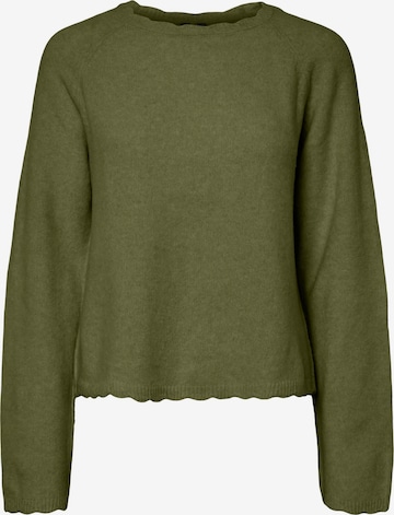 PIECES Pullover 'PCRATH' i grøn: forside