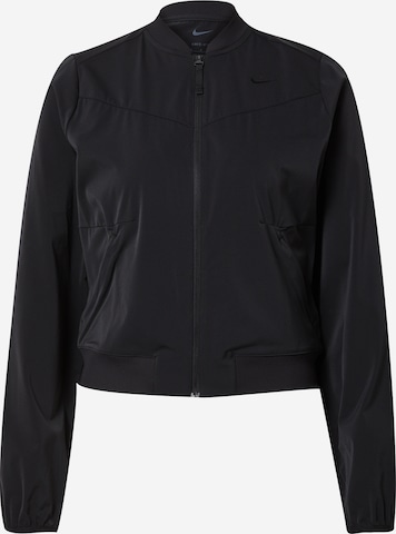 NIKE Športna jakna 'BlISS' | črna barva: sprednja stran
