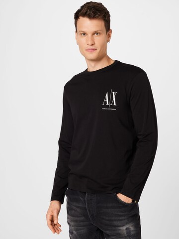 ARMANI EXCHANGE Shirt in Black: front