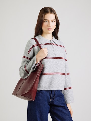 PIECES Sweater 'PCALIMA' in Grey: front