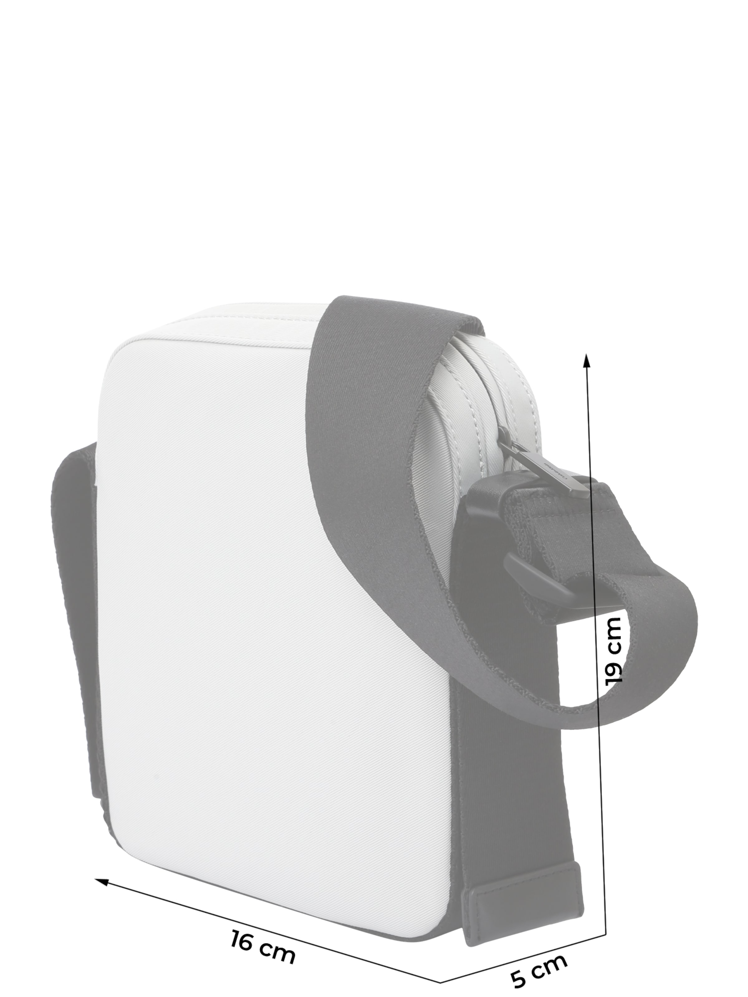 Calvin Klein Olkalaukku 'EASE' värissä harmaa, Tuotenäkymä