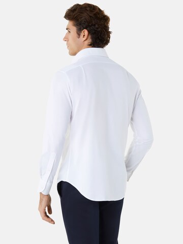 Coupe regular Chemise Boggi Milano en blanc