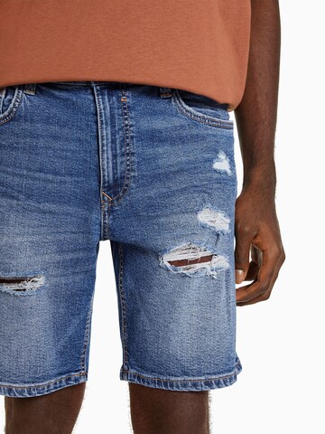 Bershka Regular Jeans in Blauw