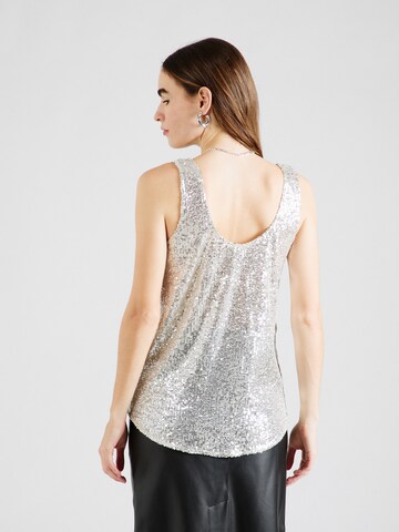 River Island Top – stříbrná