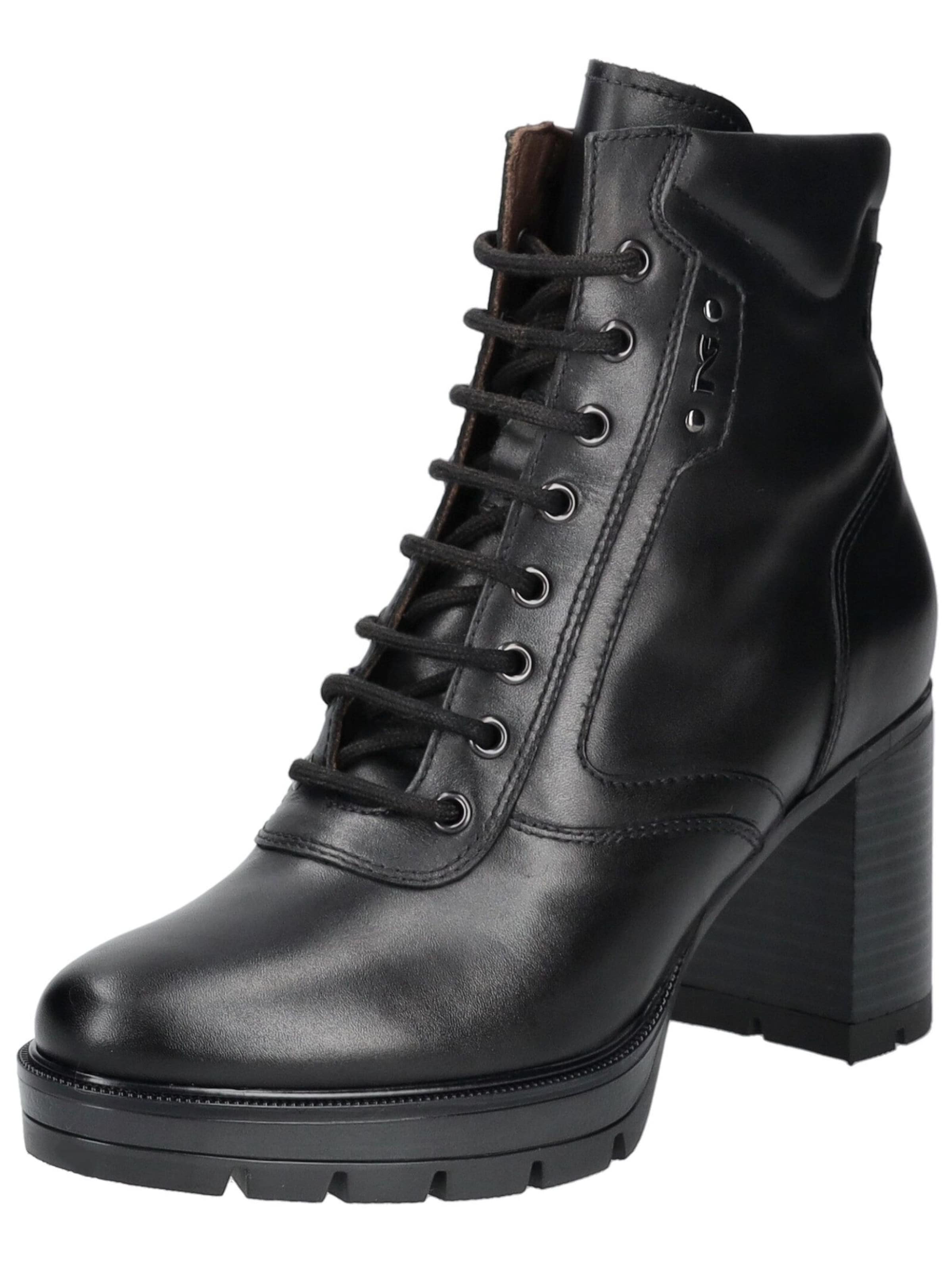 Nero Giardini Enkellaarsjes in Zwart: voorkant