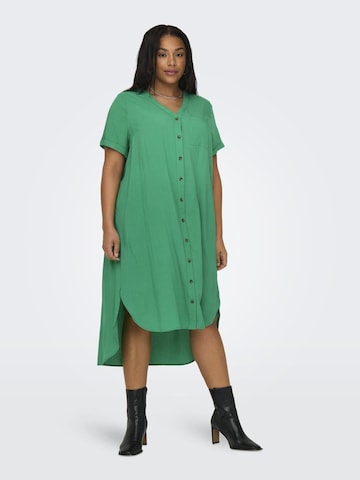 Robe-chemise ONLY Carmakoma en vert : devant