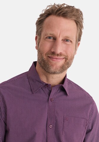 Stooker Men Regular fit Button Up Shirt 'HUGH' in Purple