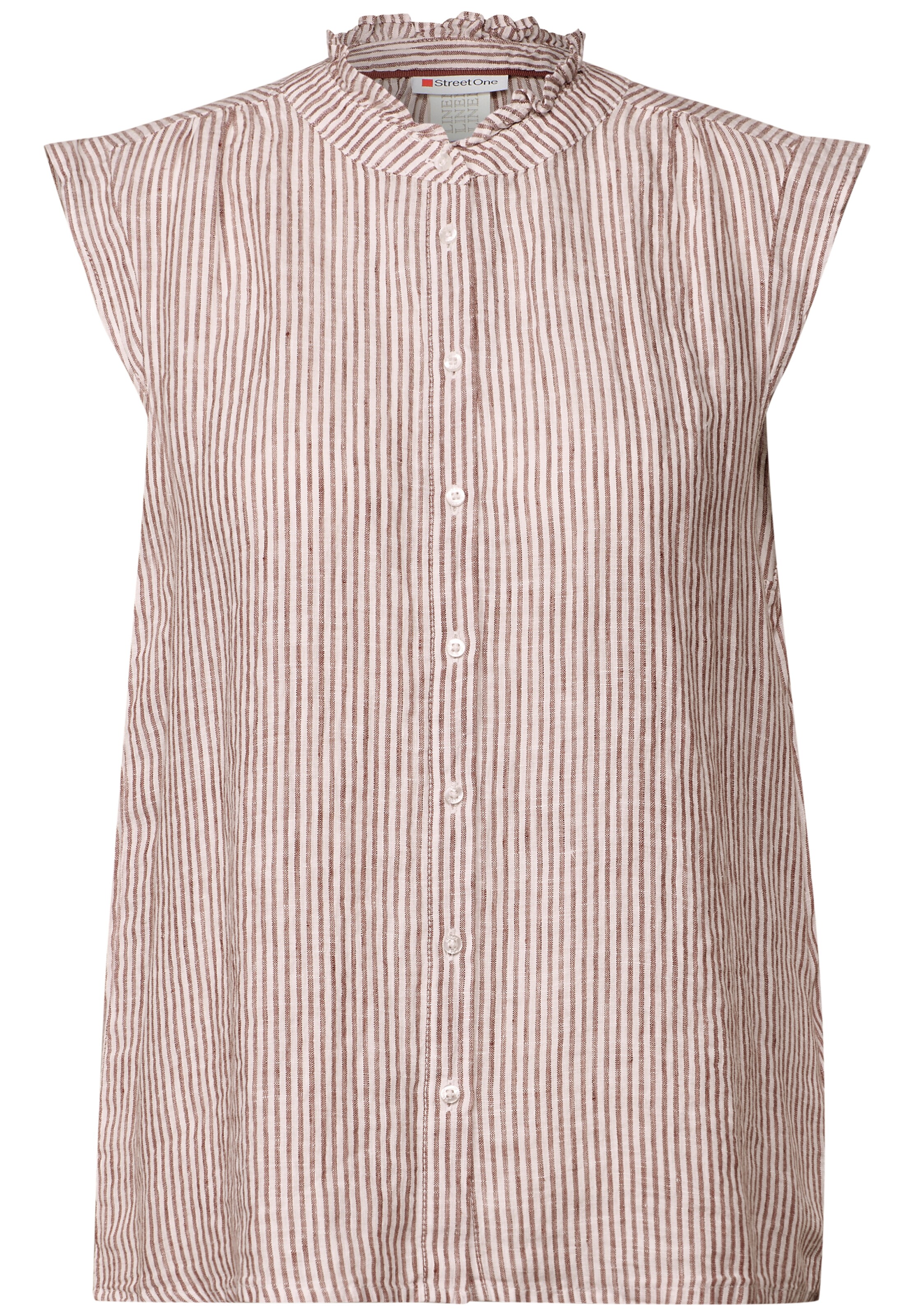 STREET ONE Bluse in Braun: Vorderseite